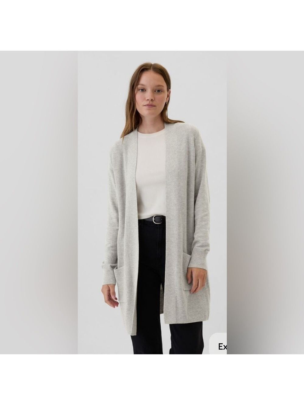 Gap Longline Oversized Cozy Open-Front Fall Cardigan Sweater